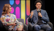 Trevor Noah and Melinda French Gates